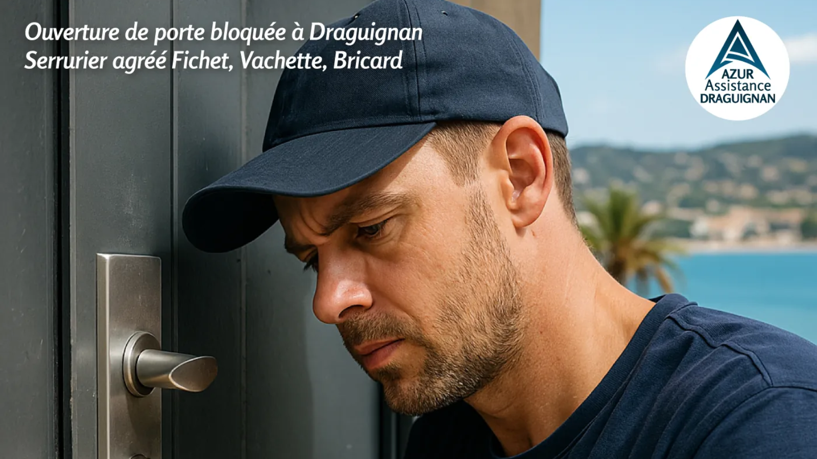 Ouverture de porte bloquée à Draguignan par serrurier en intervention