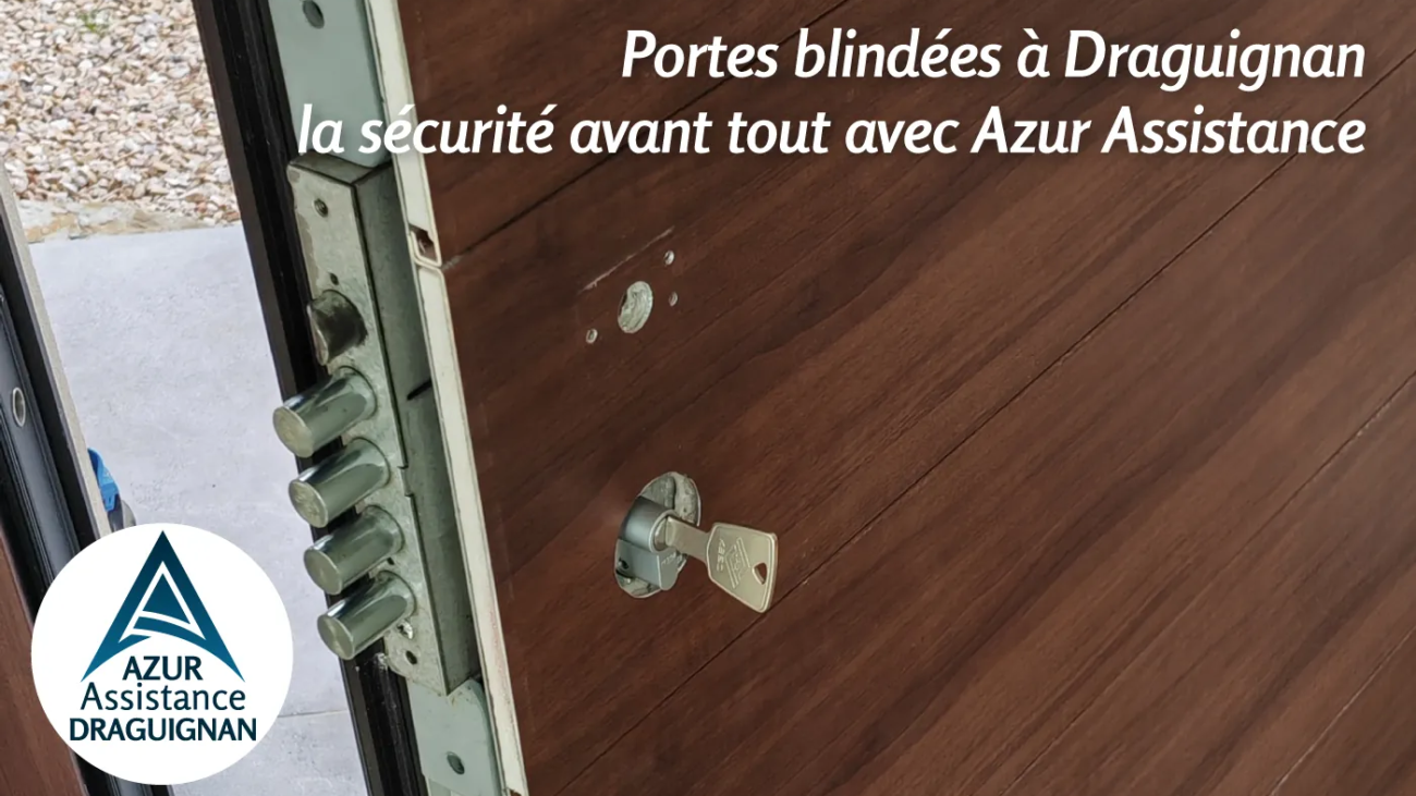 Porte blindée à Draguignan installée sur entrée de logement